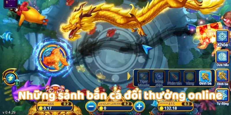 Những sảnh bắn cá đổi thưởng online đình đám tại sảnh 98WIN