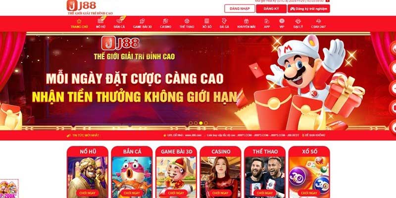 Trang cược J88 với nhiều ưu điểm nổi bật